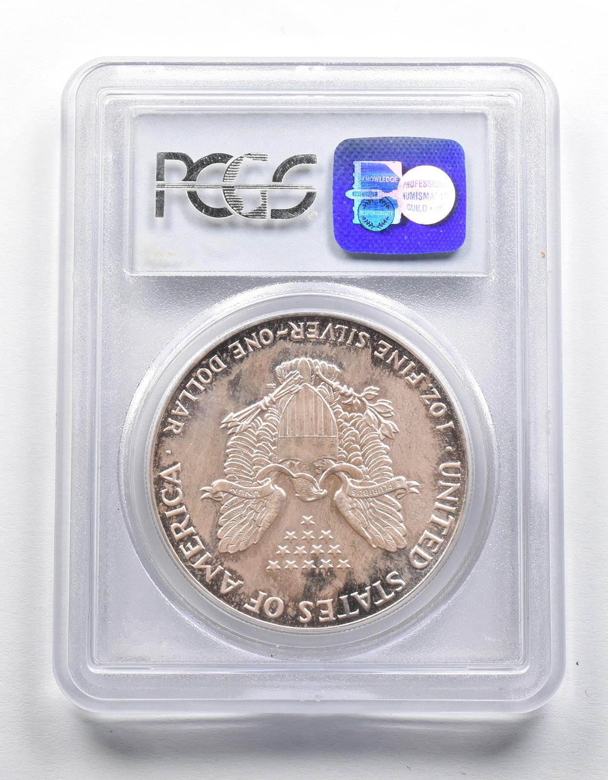 MS67 1987年 アメリカンシルバーイーグル PCGS インセインカラー *2343