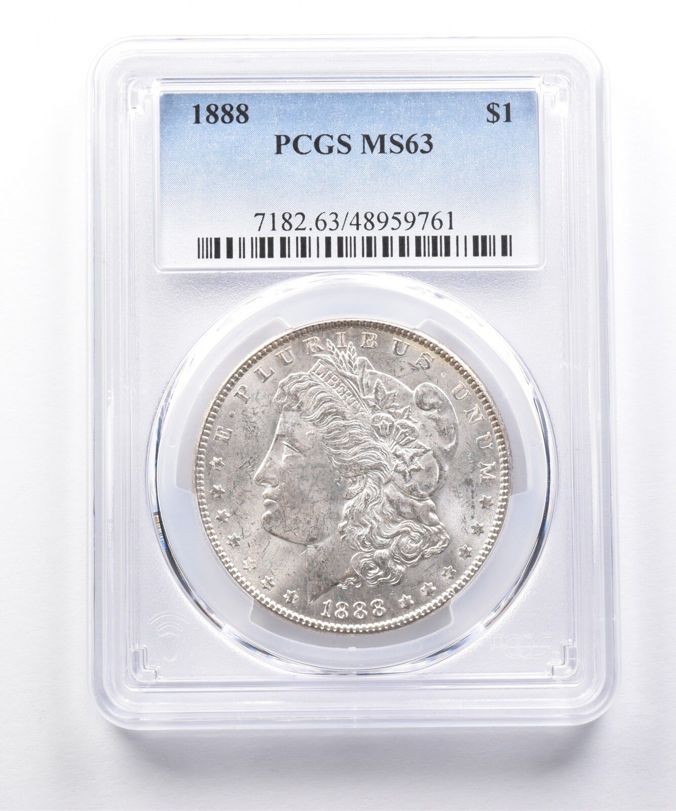 1888年 モルガン銀貨 MS63 PCGS 美しいTDリバース *7445 - メルカリ