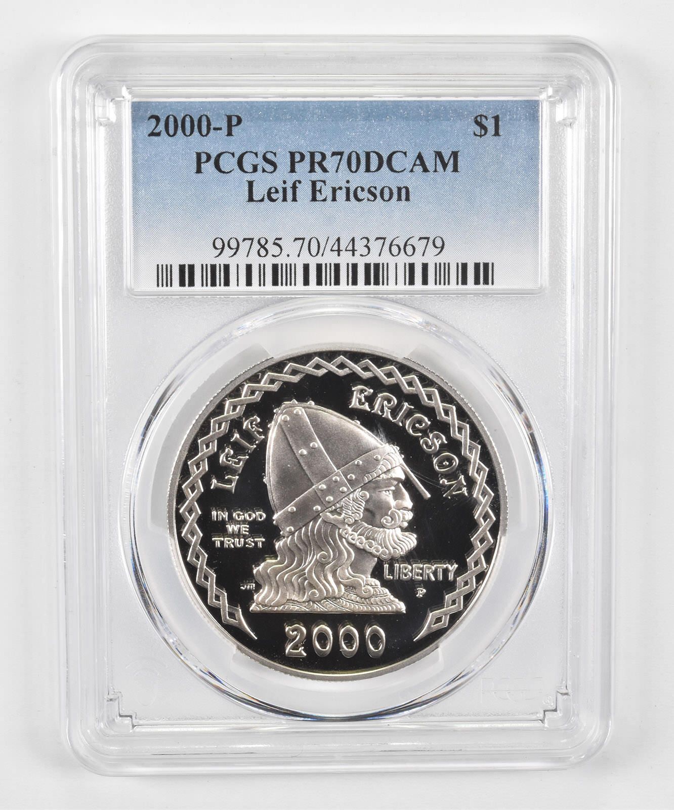 PR70 2000-P DCAM 記念ドル レイフエリクソン PCGS ブルーラベル