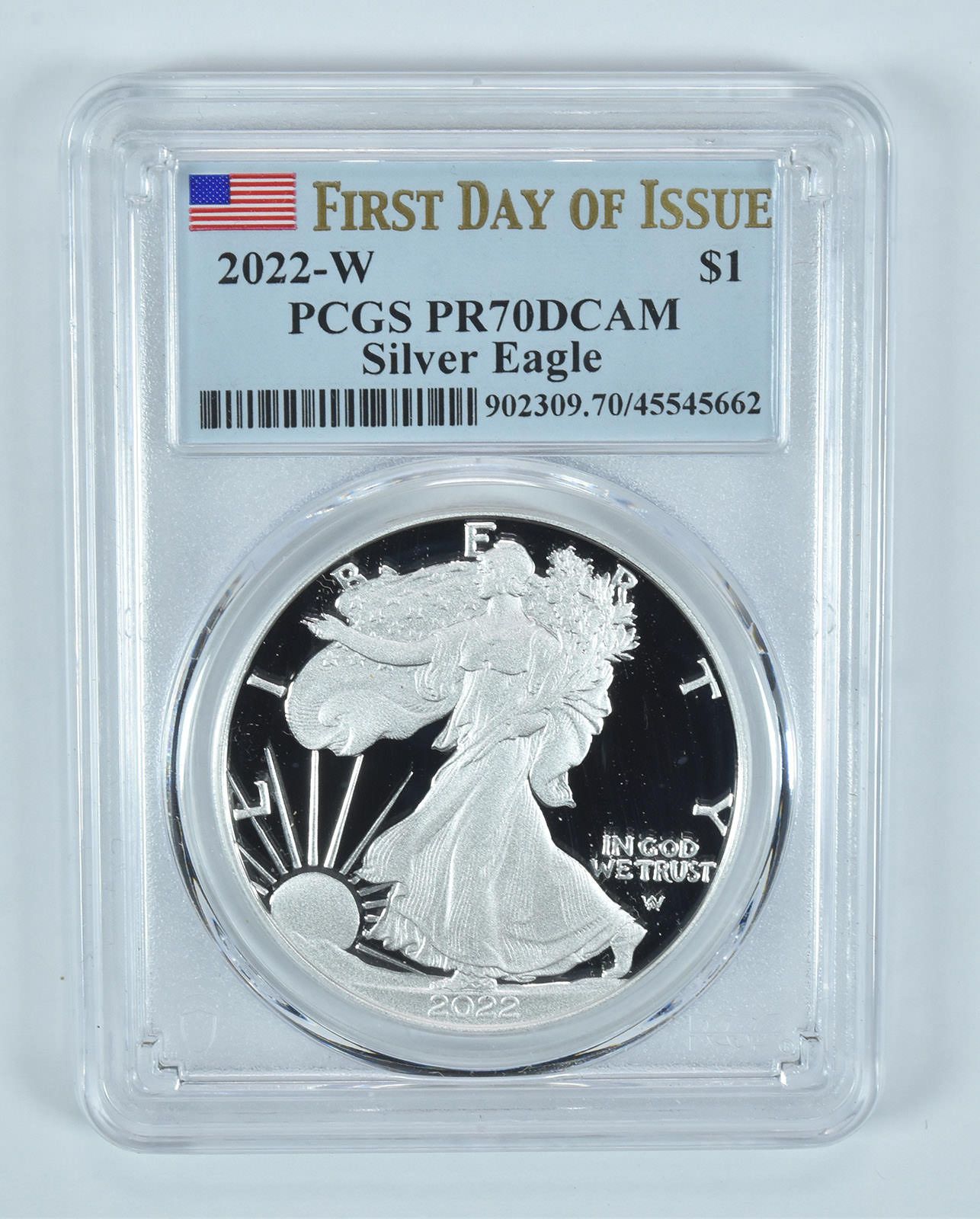 2022-W アメリカン シルバー イーグル FDOI PR70 DCAM PCGS - メルカリ