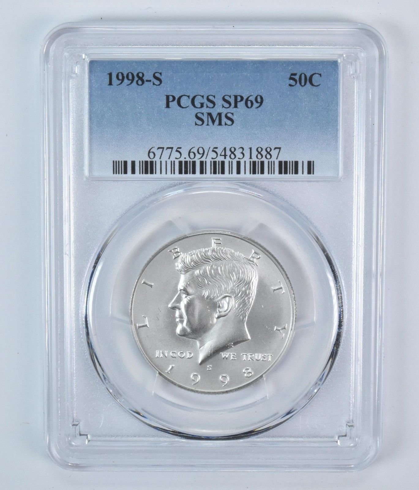1998-S ケネディ ハーフダラー SMS SP69 PCGS - メルカリ