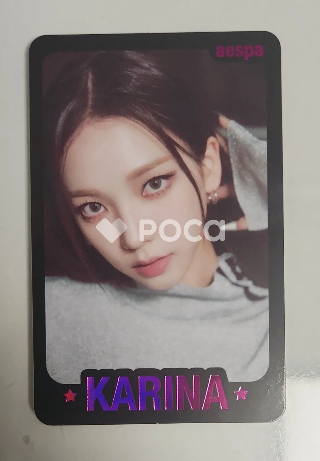 aespa カリナ MY WORLD TRADING CARD SET B - メルカリ