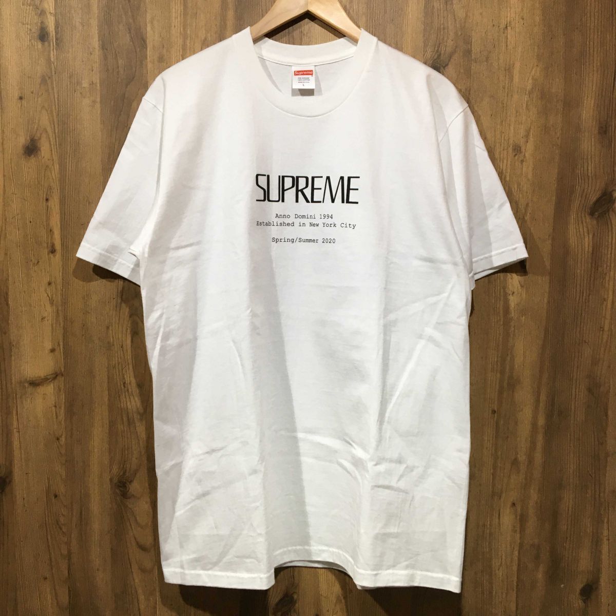 Supreme シュプリーム Anno Domini Tee Tシャツ Lサイズ ホワイト