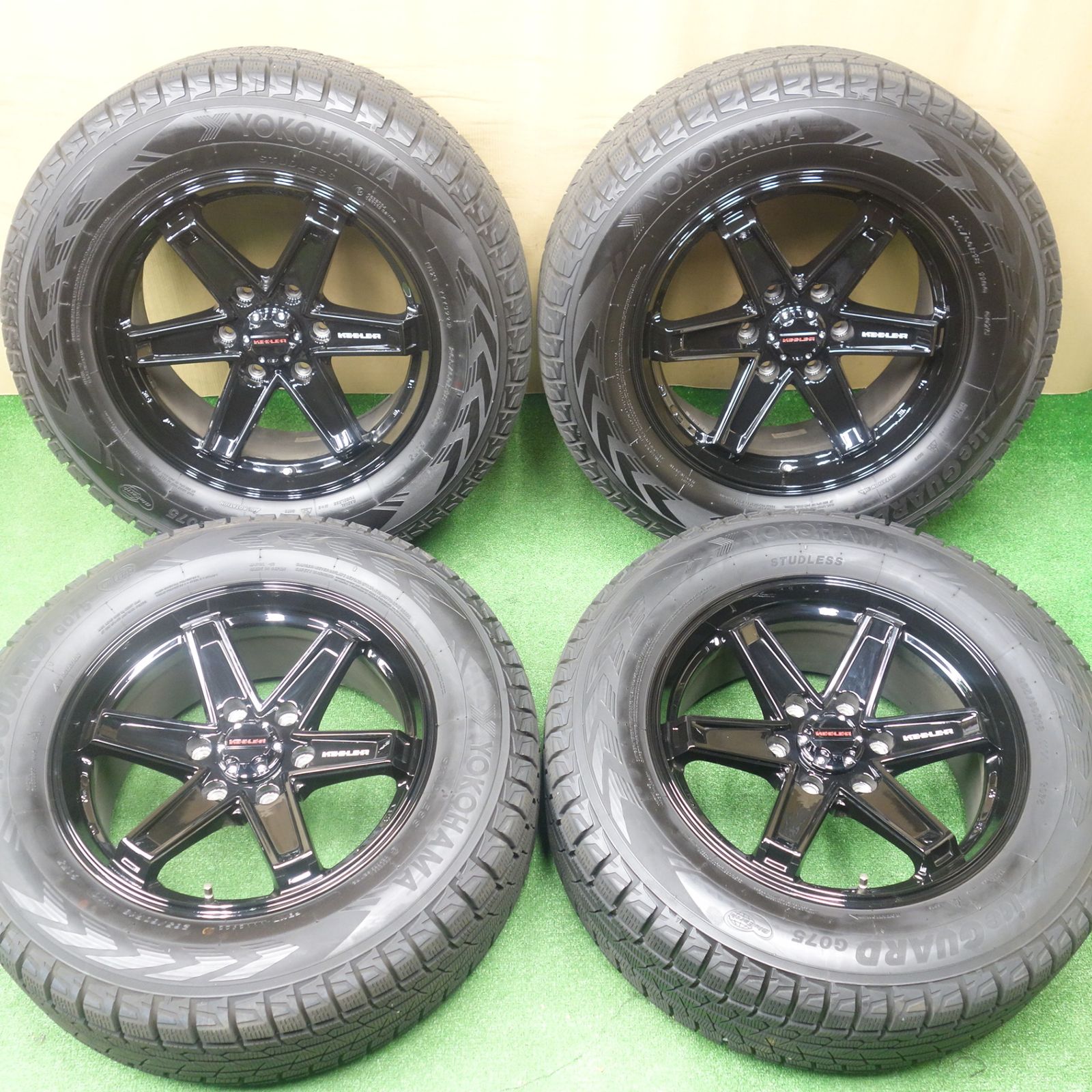 バリ溝！23年！キレイ！9.5分☆KEELER TACTICS 265/60R18 スタッドレス 