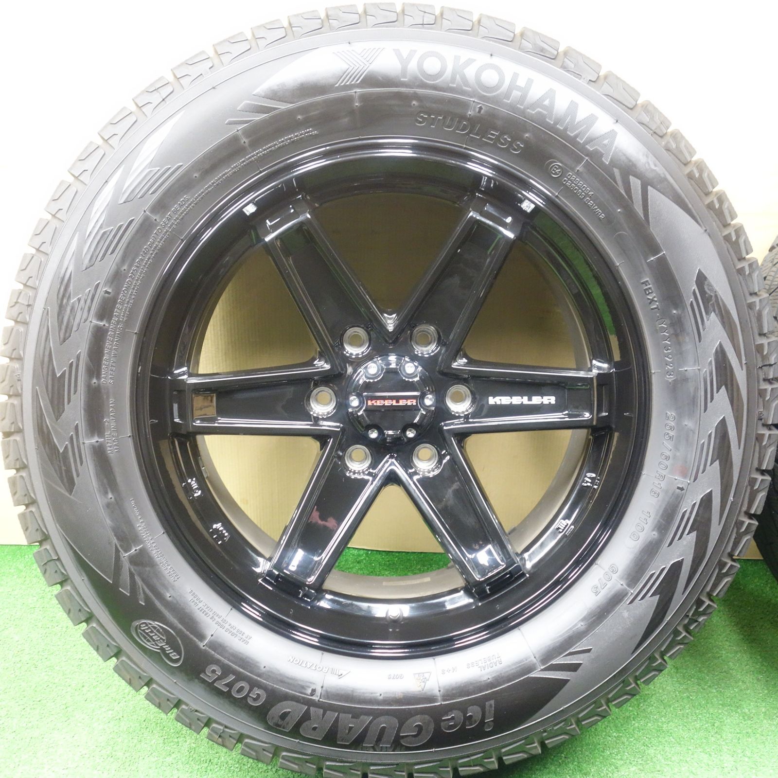バリ溝！23年！キレイ！9.5分☆KEELER TACTICS 265/60R18 スタッドレス 