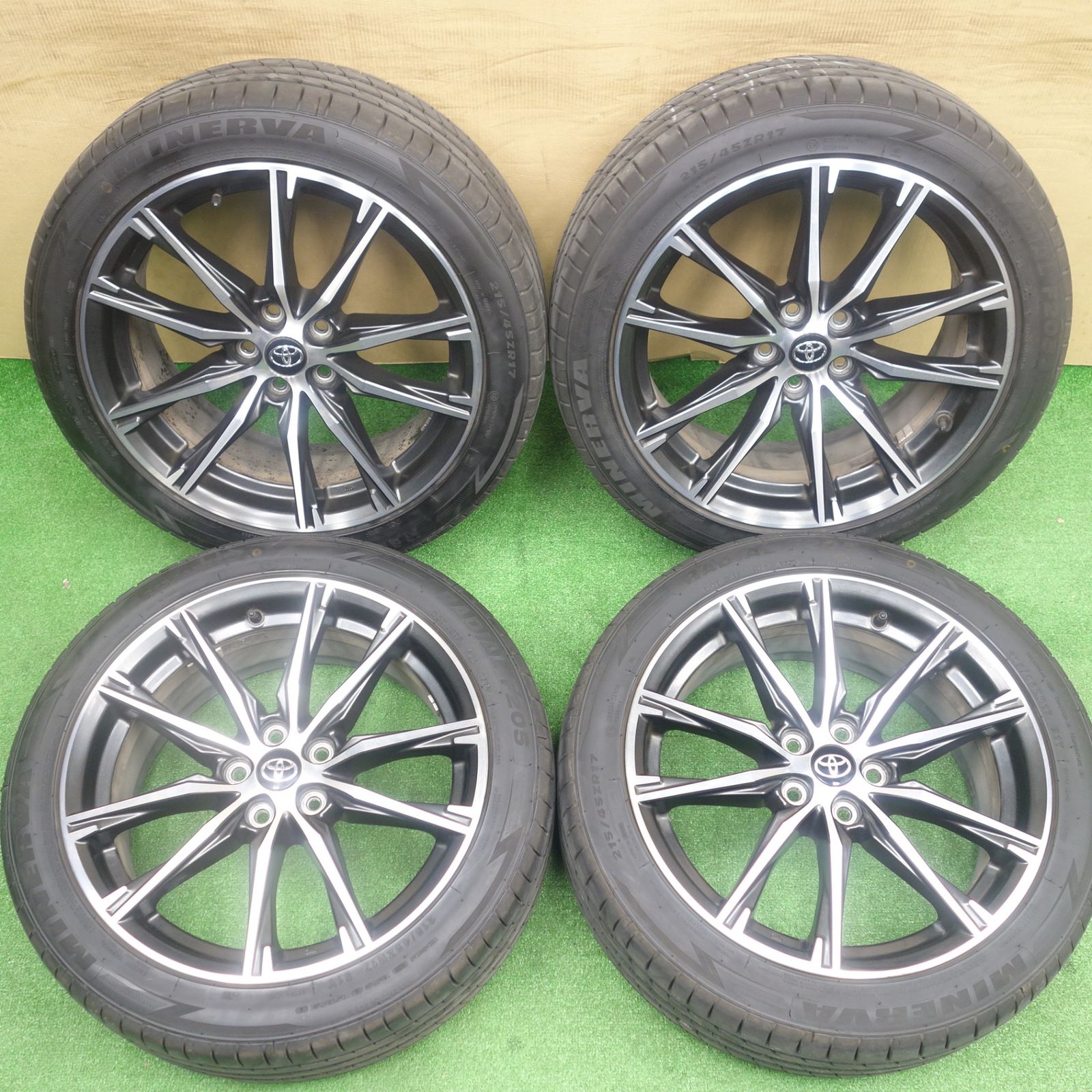 バリ溝！25年！9.5分☆トヨタ ZN6 86 スバル BRZ 純正 215/45R17