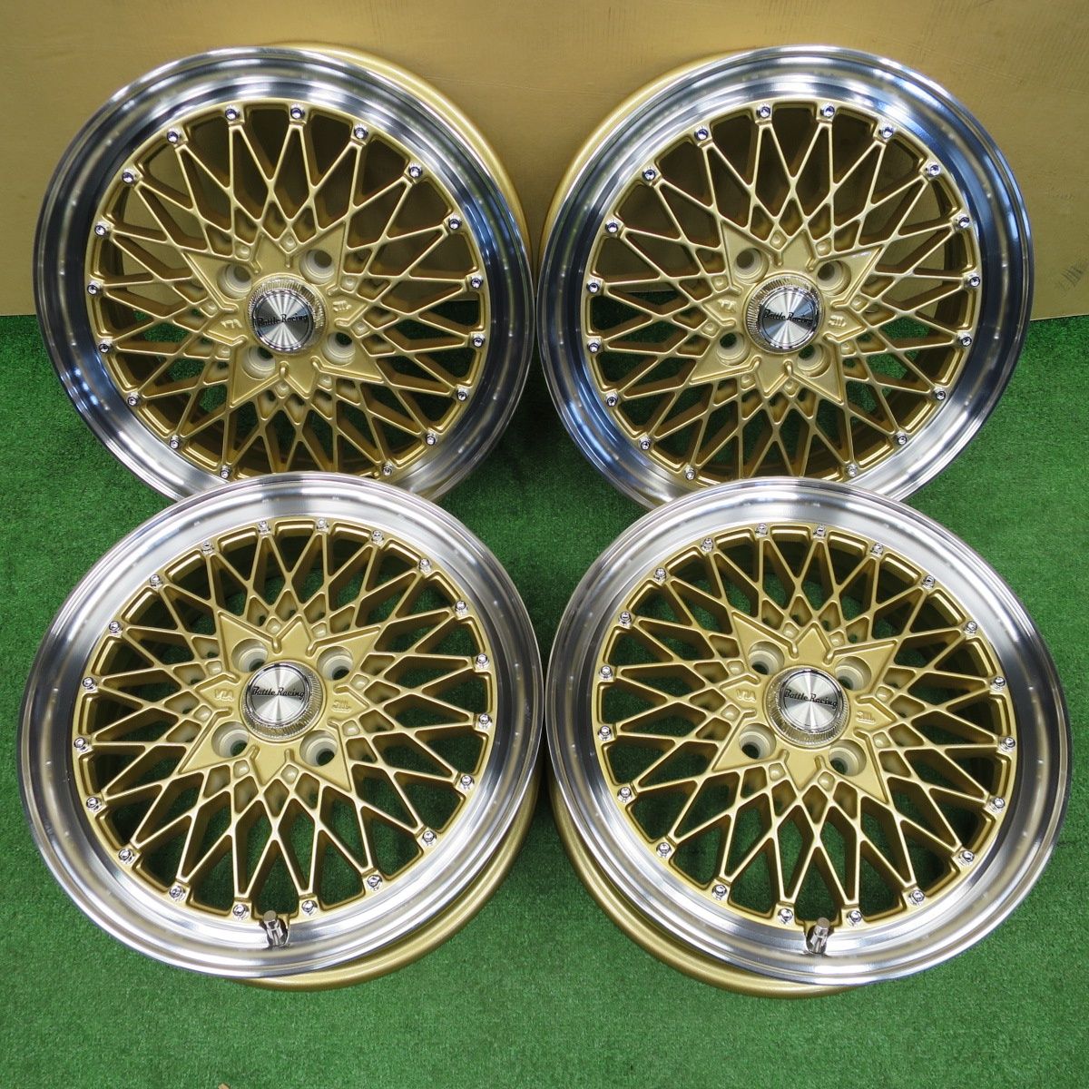 送料無料] 未使用☆Battle Racing バトル レーシング メッシュ