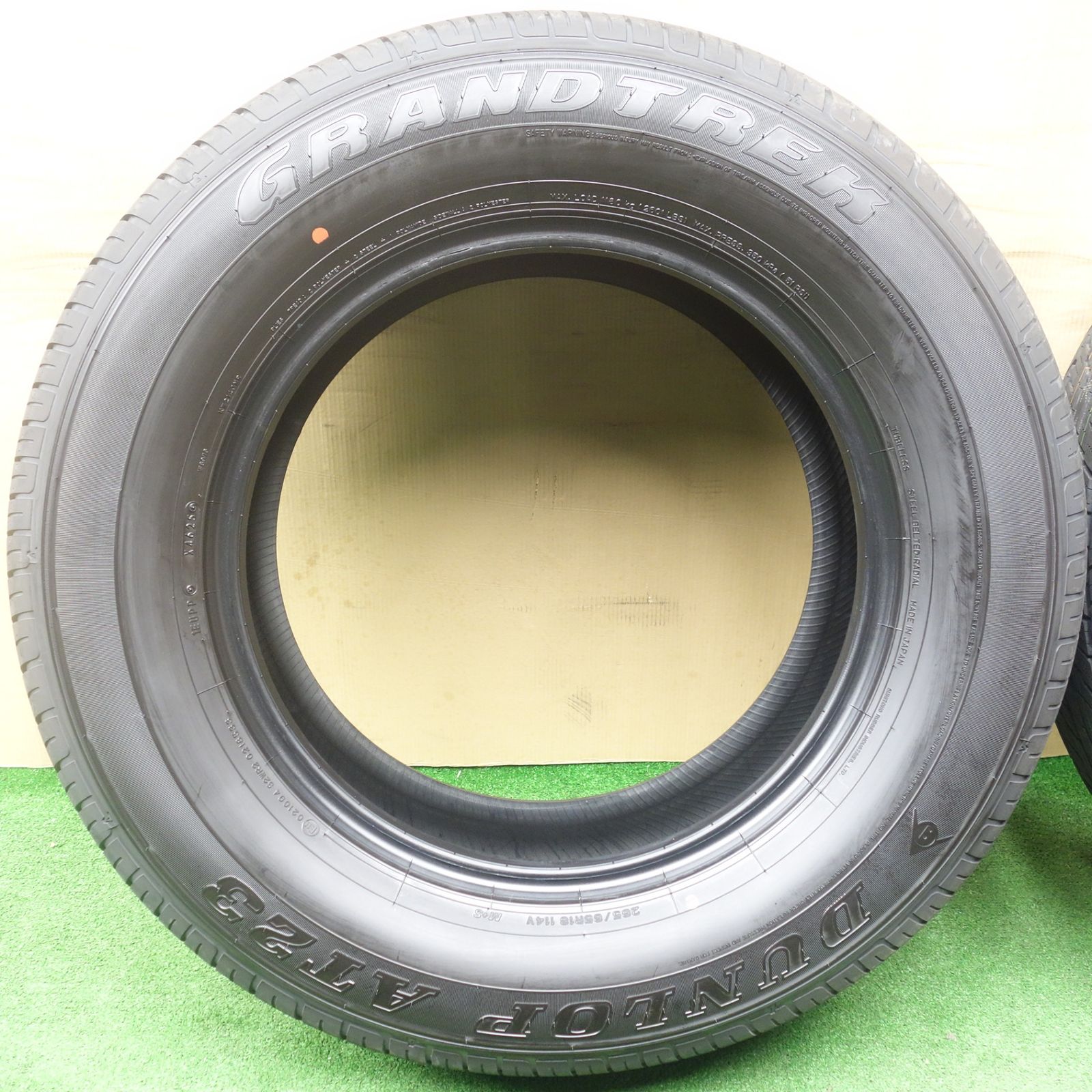 新車外し！25年☆265/65R18 ダンロップ AT23 グラントレック タイヤ 18