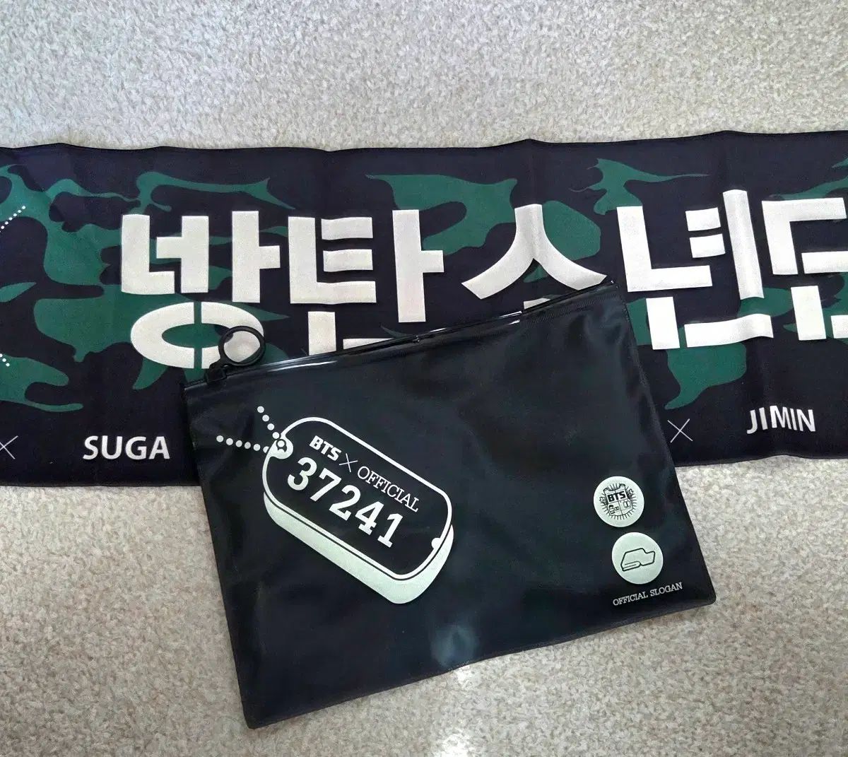 BTS バンタン 防弾少年団 1st ファンミーティング 公式スローガン タオル BTS バンタン 防弾少年団 1st ファンミーティング 公式スローガン