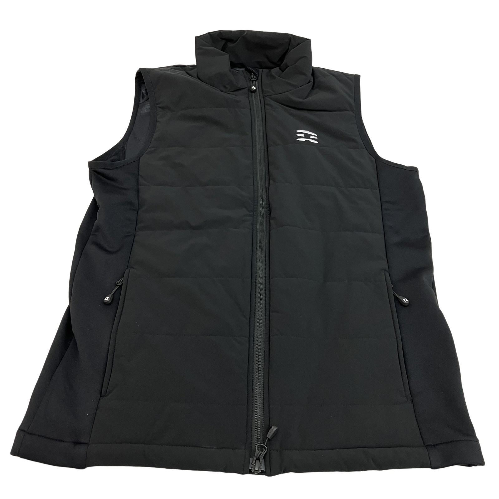 FIDES GOLF G01-002 パテッドフルジップベスト Sサイズ ブラック