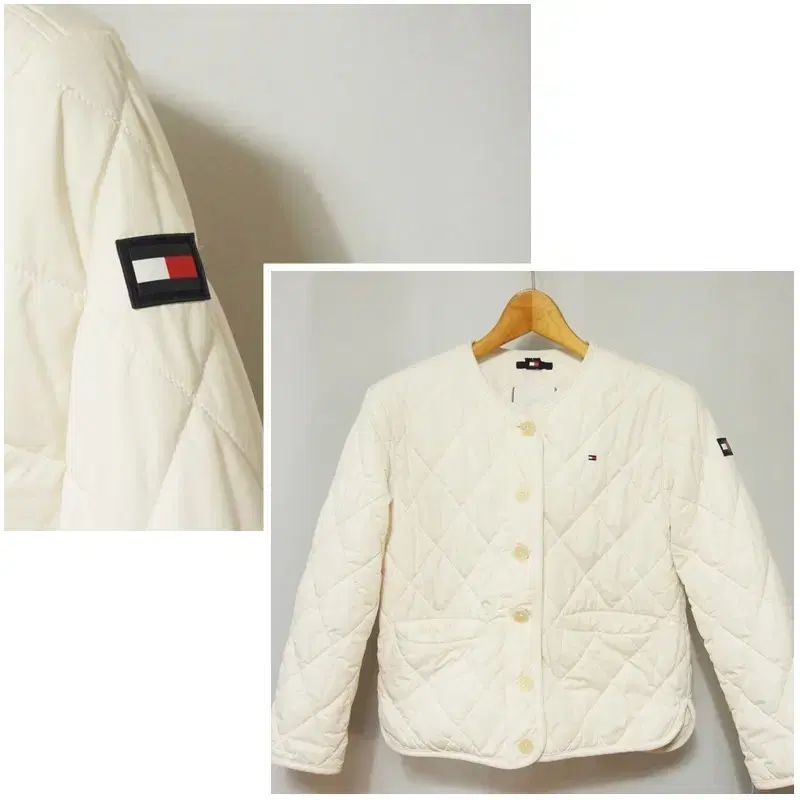 Tommy Hilfiger 白 キルティング ダウンジャケット ジュニア 150