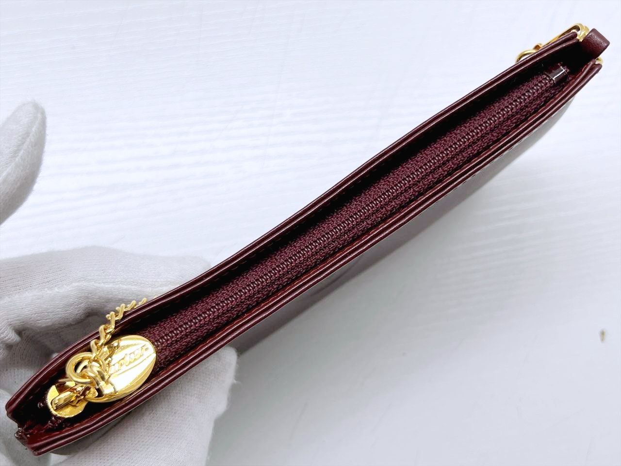 使用感なし 美品 Cartier カルティエ マスト チェーン ポーチ 小物入れ