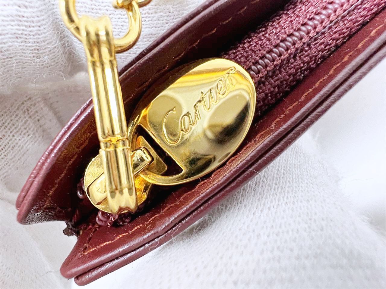 使用感なし 美品 Cartier カルティエ マスト チェーン ポーチ 小物入れ