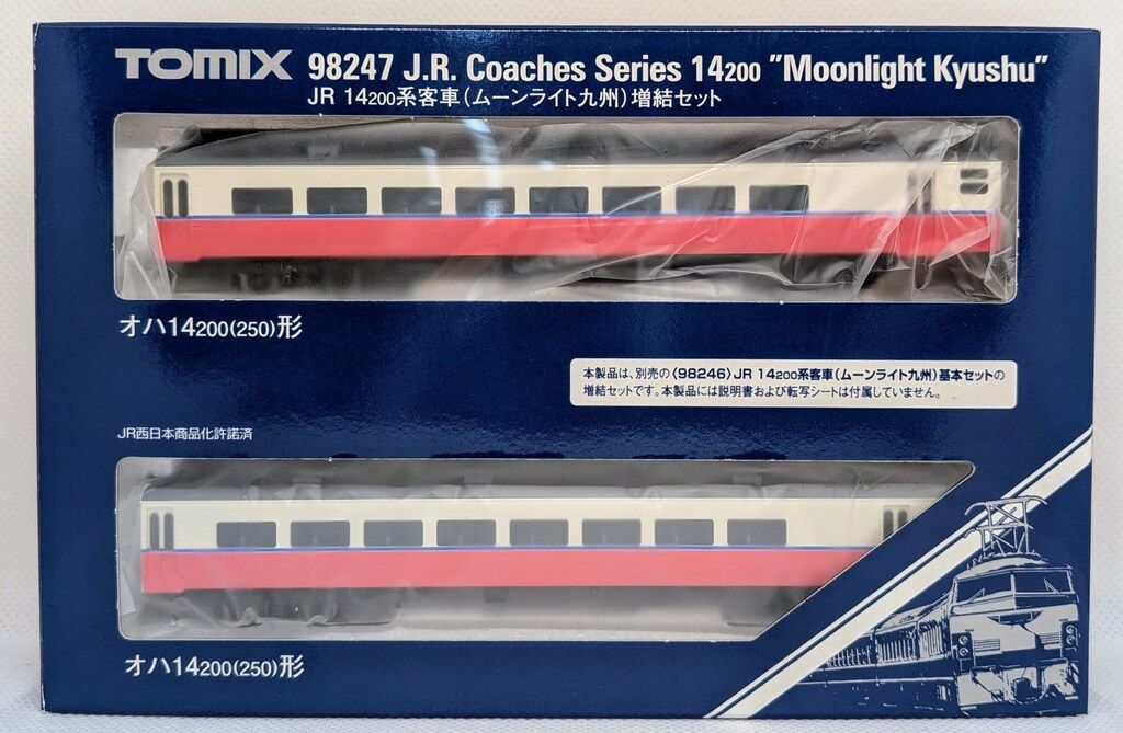 TOMIX Nゲージ JR 14-200系客車 (ムーンライト九州) 増結セット (2両