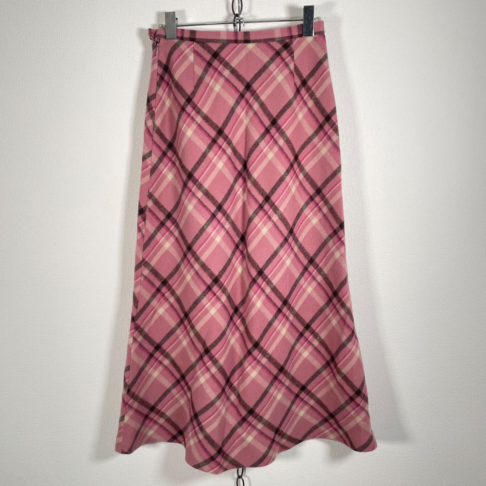 日本製 90s Japanese Vintage monable ノバチェック ウール フレア