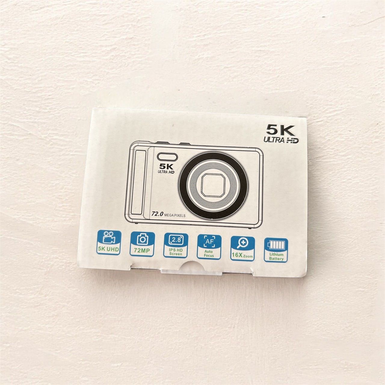 5K デジカメ 7200万画素 デジタルカメラ AFオートフォーカス 2.8