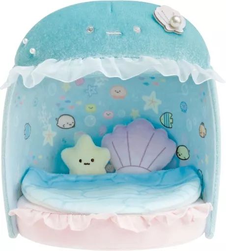 【中古】ぬいぐるみ くらげラグーン風ベッド シーンぬいぐるみ すみっコぐらしコレクション うみっコラグーン 「すみっコぐらし」