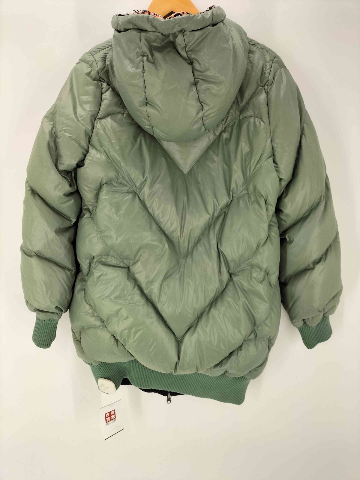 ツモリチサト TSUMORI CHISATO 裏地 総柄 絹 シルク リバーシブル