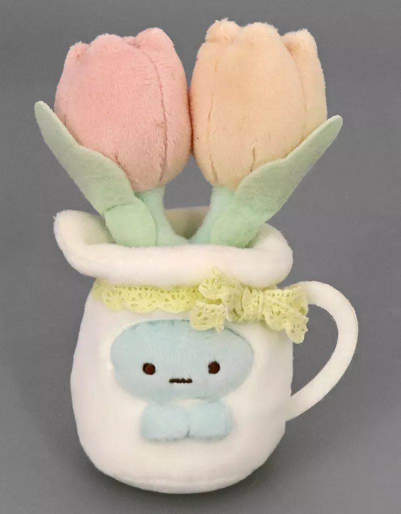 中古】ぬいぐるみ たぴおか(花瓶) てのりぬいぐるみ ざっそうと