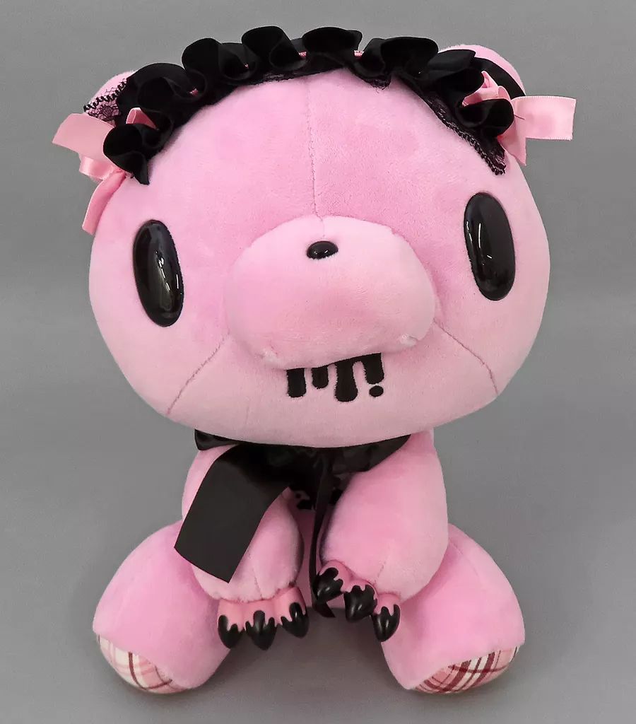 中古】ぬいぐるみ グル～ミ～(ピンク) No589 いたずらぐまのグル～ミ