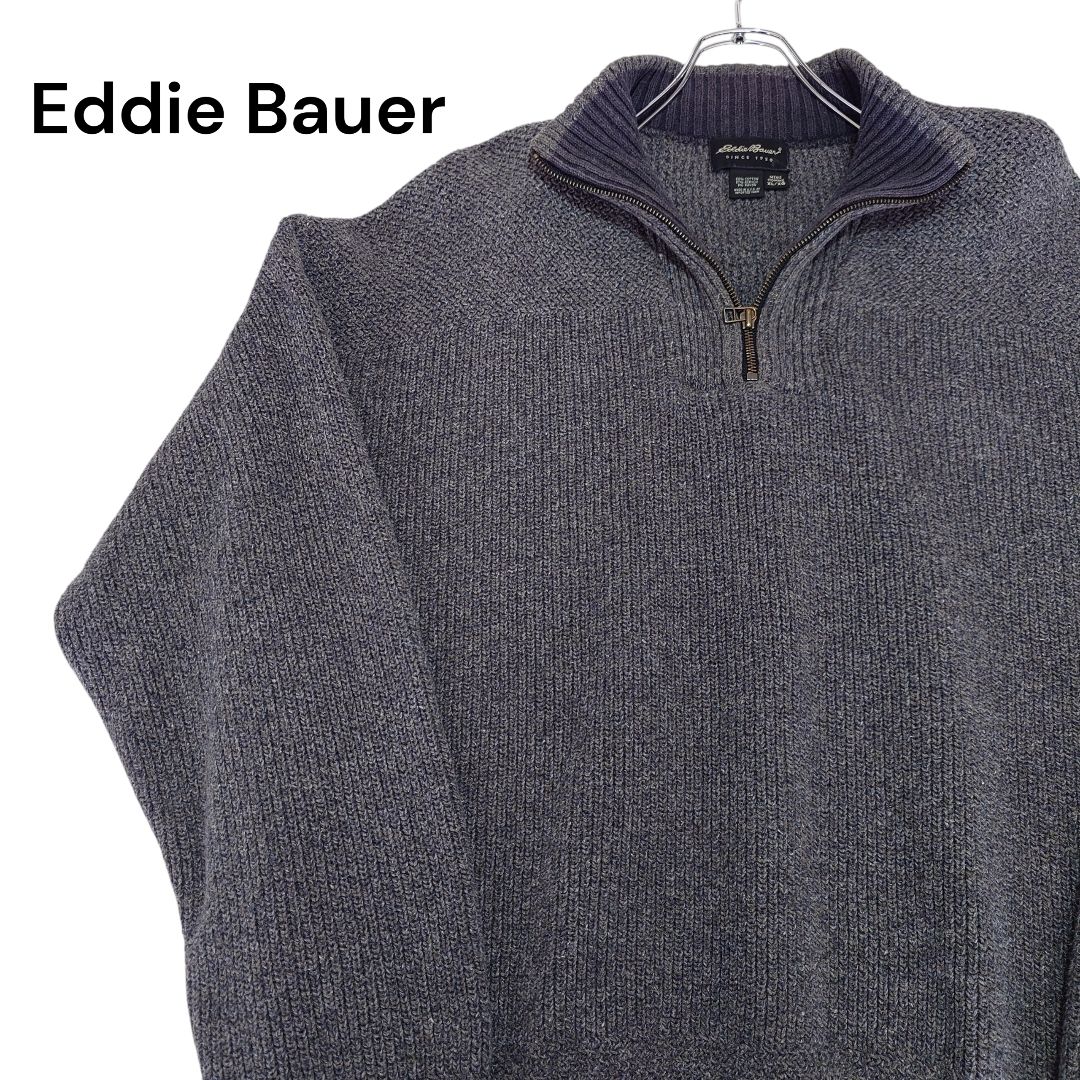 最安値，人気 【90s】Eddie Bauer エディーバウアー コットンニット