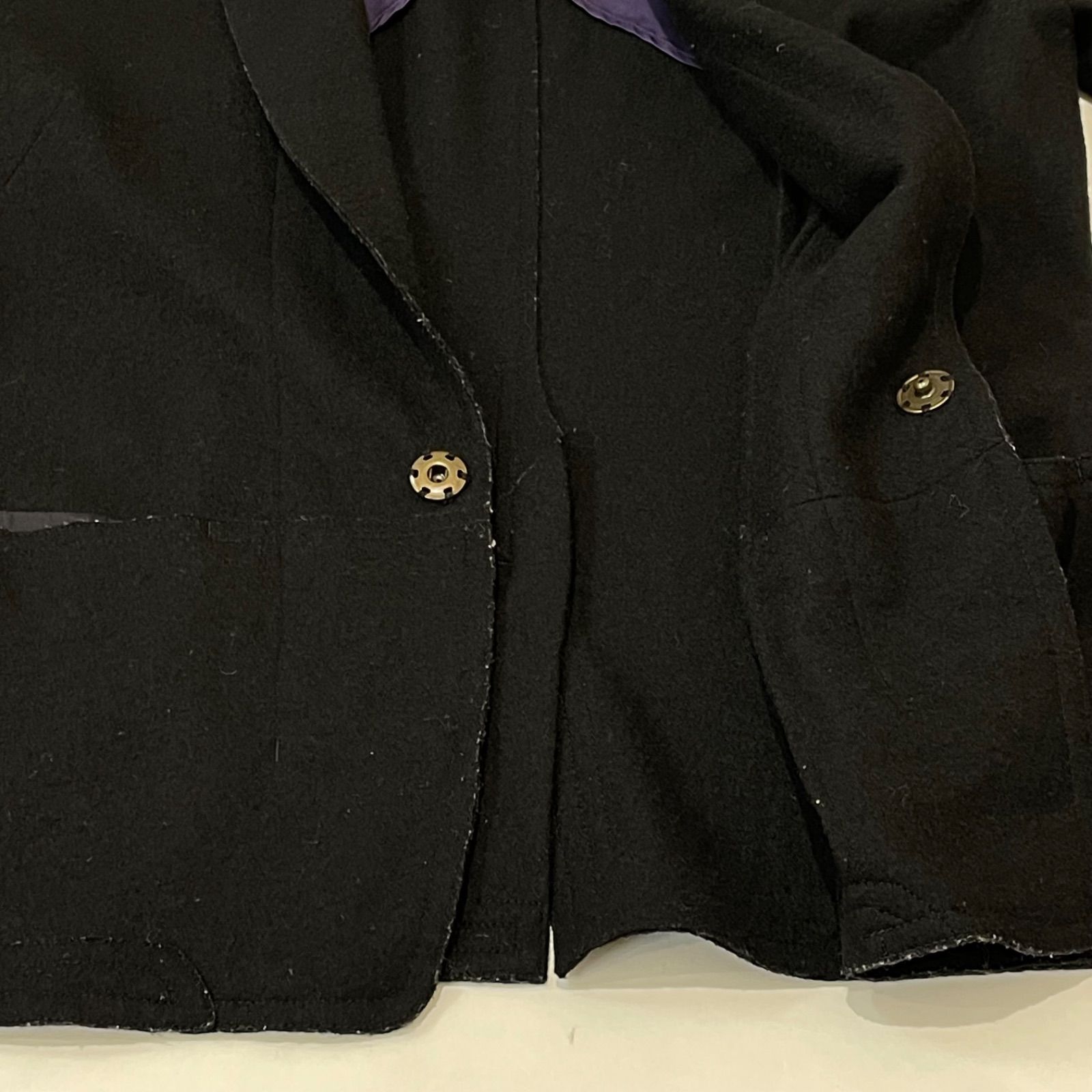 pas de calais パドカレ ウールテーラードジャケット サイズ38