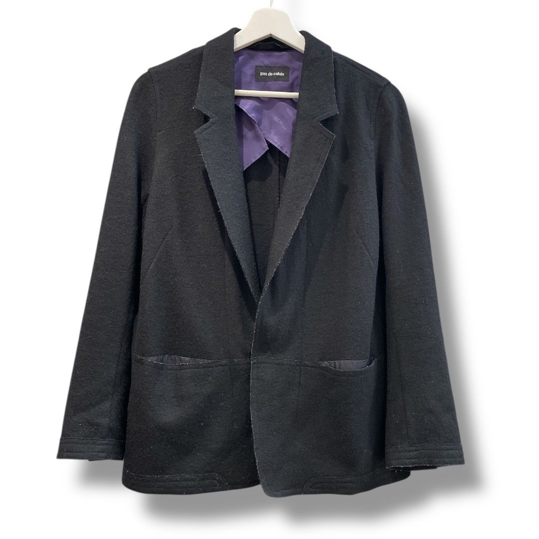 pas de calais パドカレ ウールテーラードジャケット サイズ38