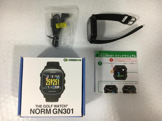 返品OK 超美品 GREENON(グリーンオン) THE GOLF WATCH(ザ・ゴルフ