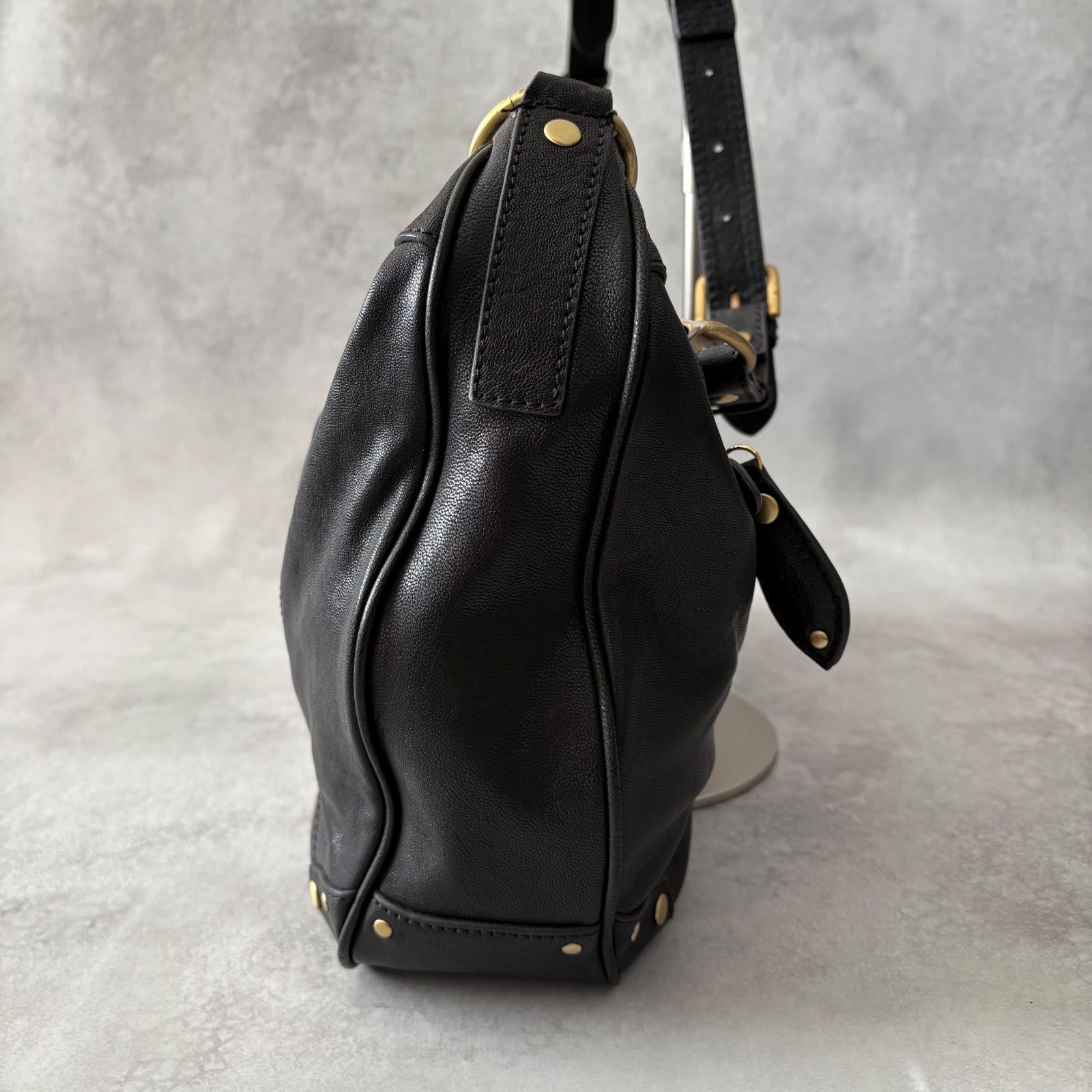 美品】00s Archive 2WAY ラムレザーバッグ ショルダーバッグ 鞄 羊革