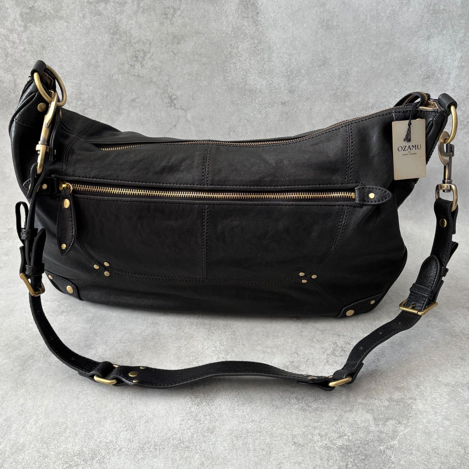 美品】00s Archive 2WAY ラムレザーバッグ ショルダーバッグ 鞄 羊革