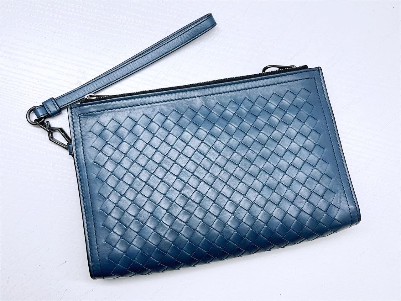 極美品BOTTEGA VENETA ボッテガヴェネタ マネークリップ 財布 黒