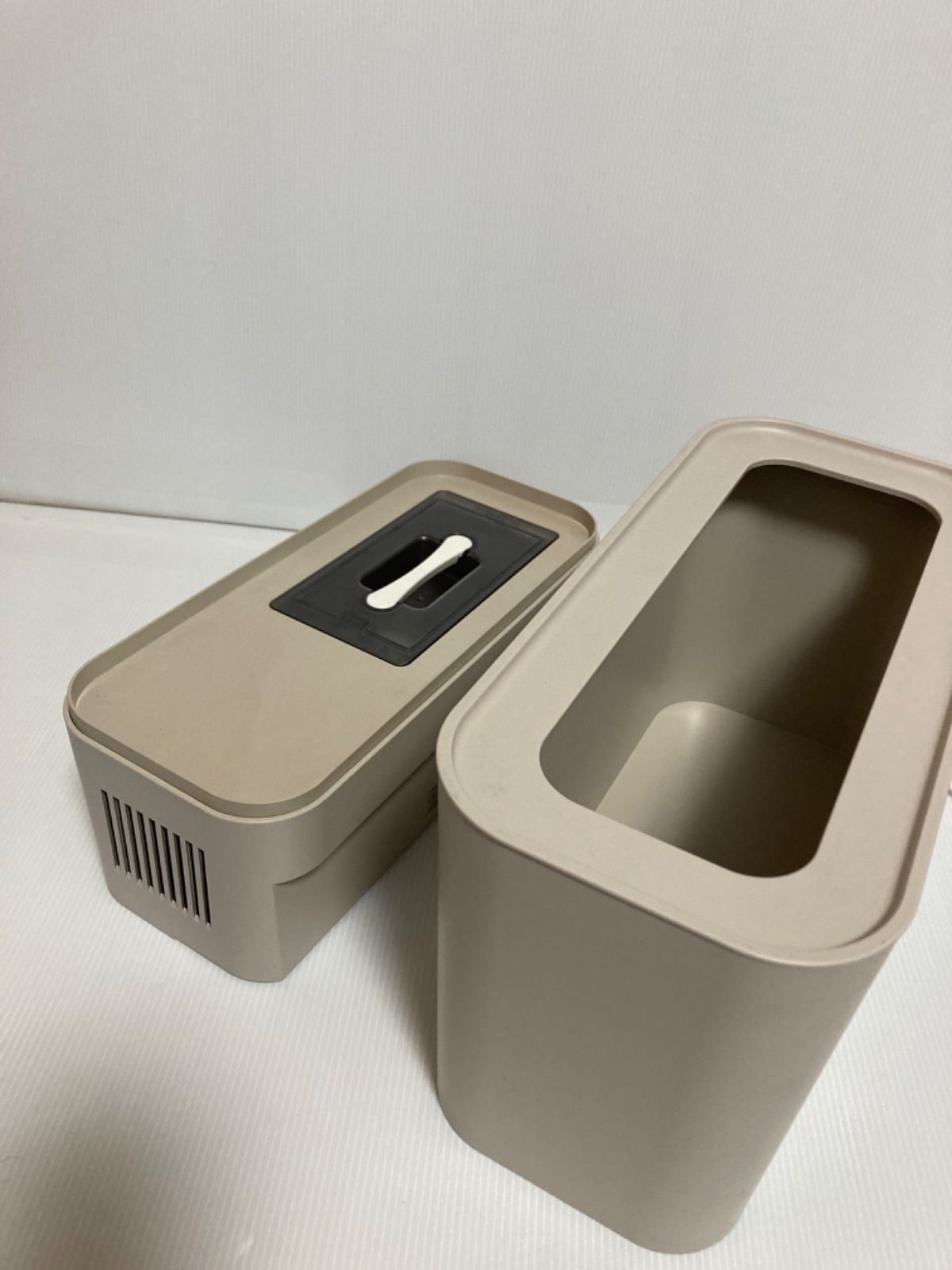 動作確認済】BRUNO ゴミ箱型フローリングクリーナー グレージュ - メルカリ