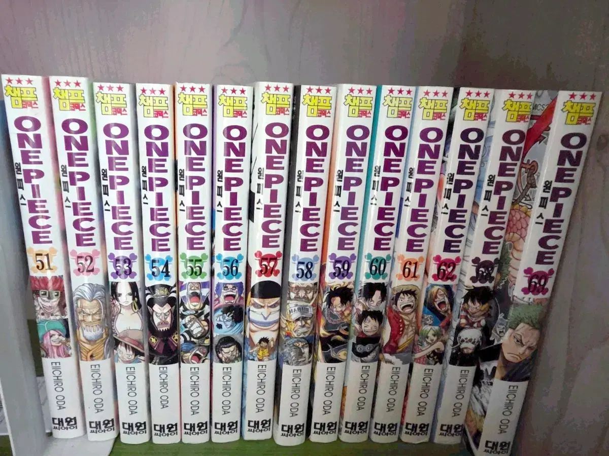 ONE PIECE 漫画 51 - 62 68 69 まとめ売り - メルカリ