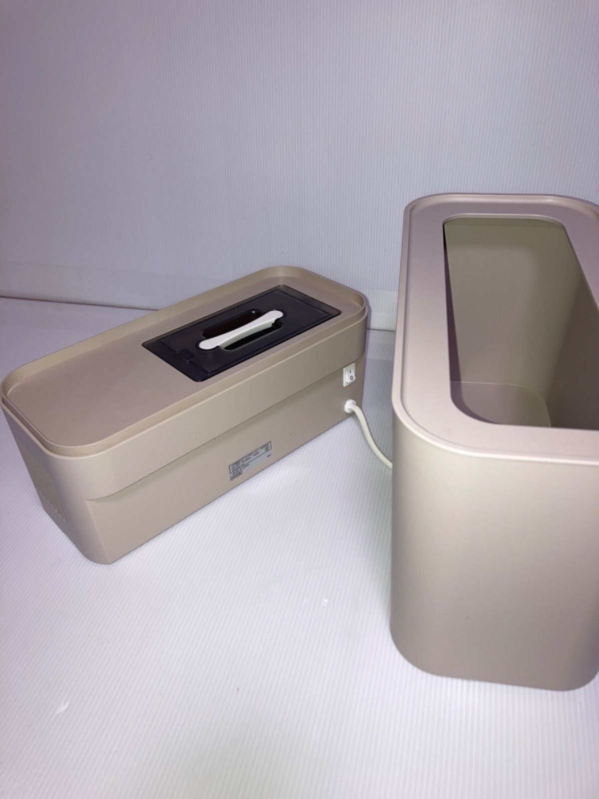 動作確認済】BRUNO ゴミ箱型フローリングクリーナー グレージュ - メルカリ