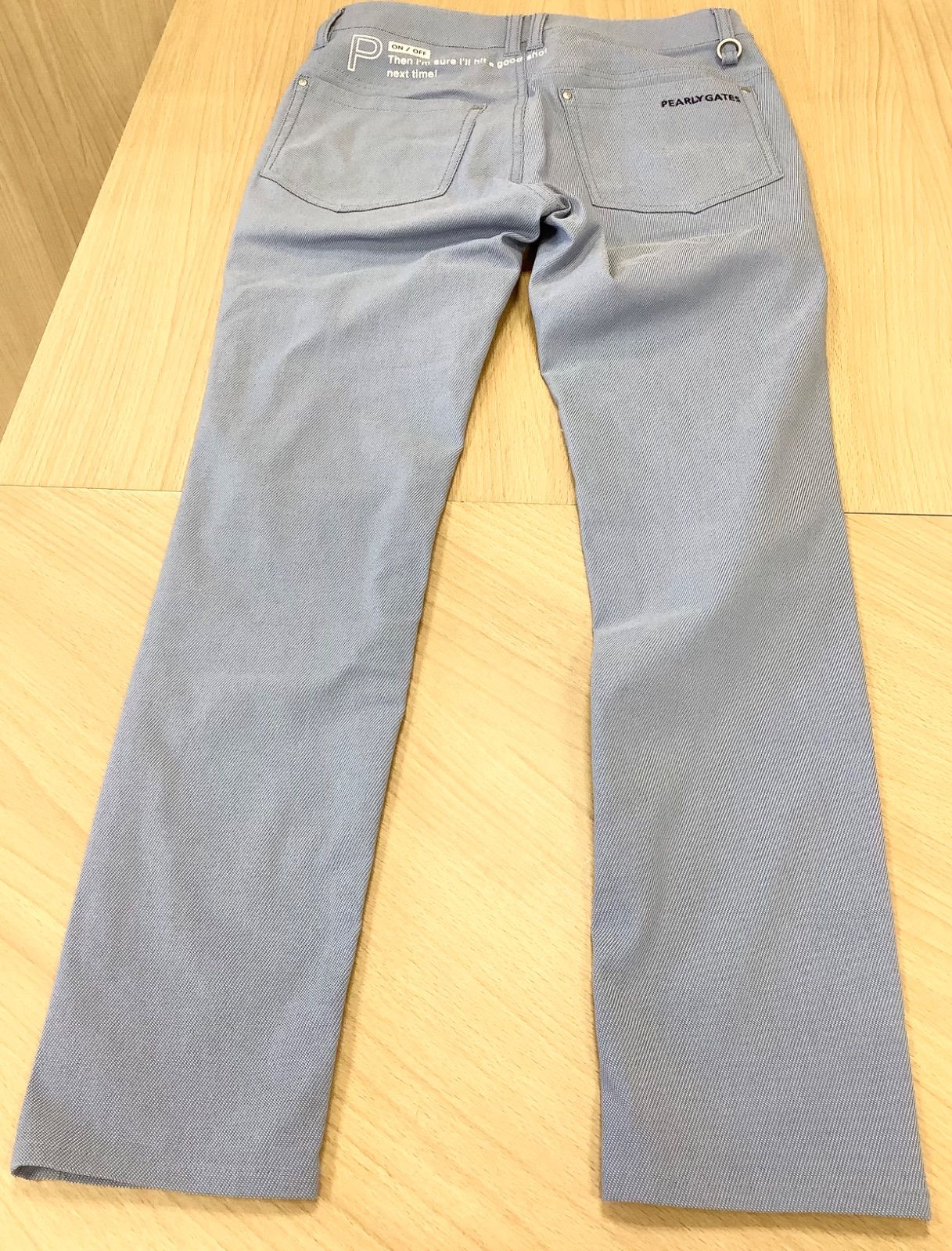 G1583美品パーリーゲイツ レディース ストレッチデニムEX パンツ