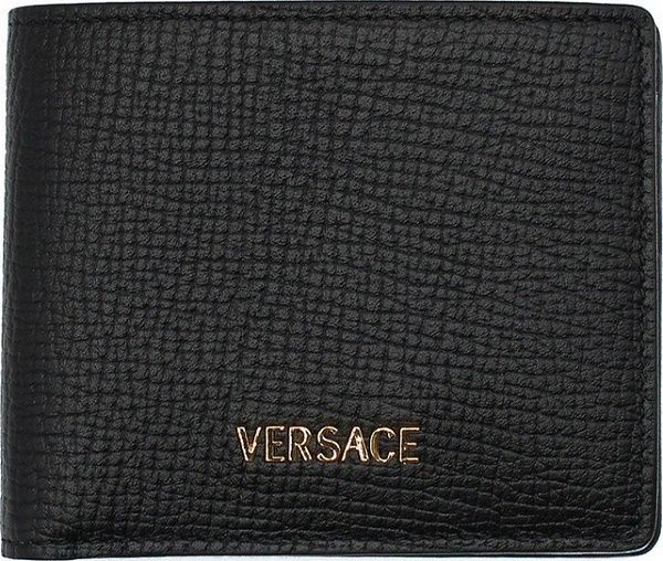 財布 ヴェルサーチェ 革 11×9×2cm イタリア製 ブラック色 Versace bowl