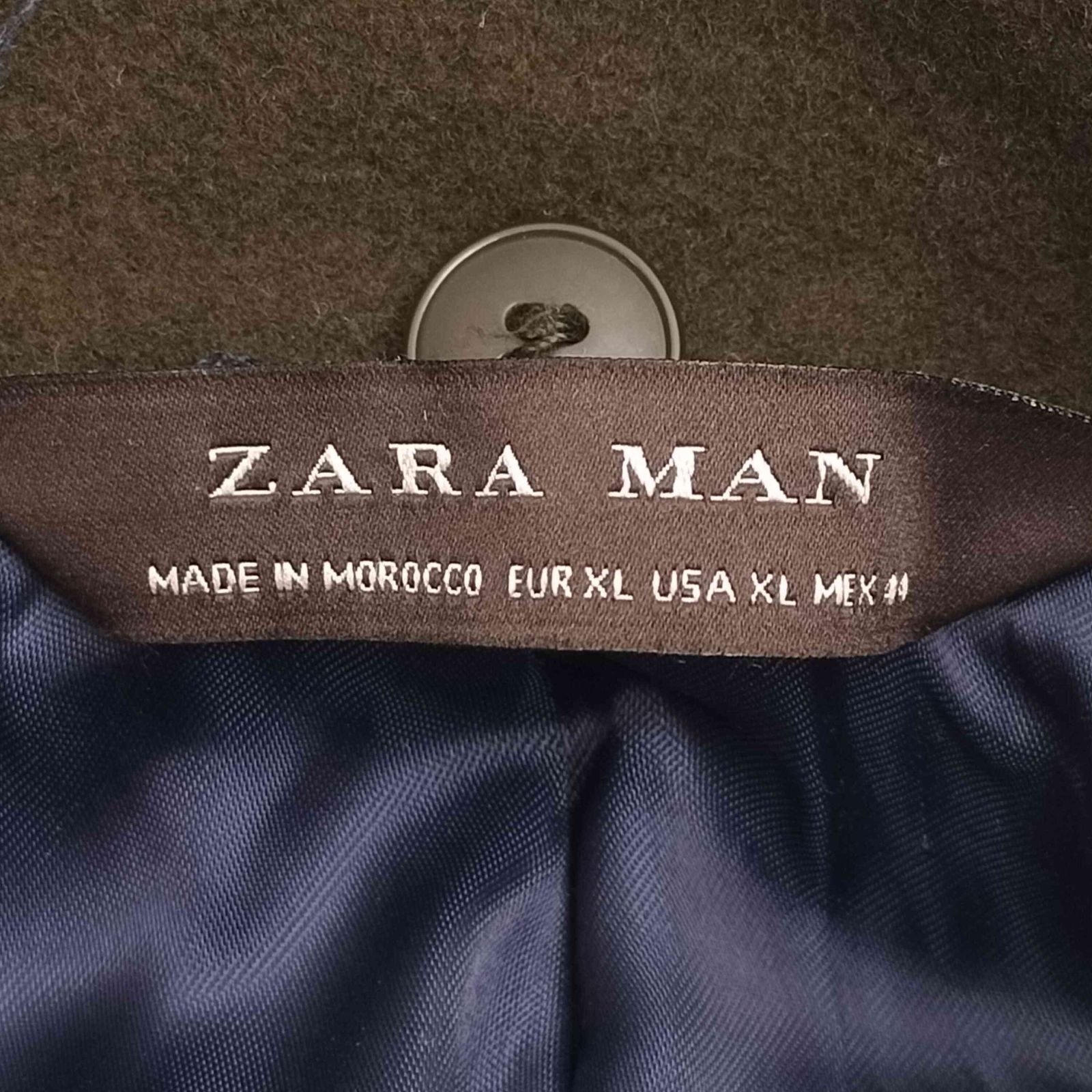 ザラマン ZARA MAN ステンカラー 金刺繍 ナポレオンコート メンズ