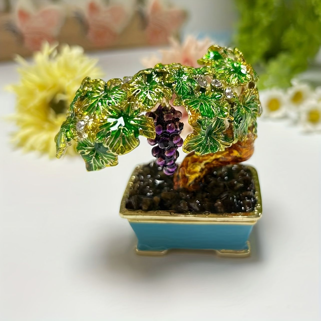 小物入れ 鍵置き 置物 インテリア オブジェ ブドウの木型 玄関 鍵 収納