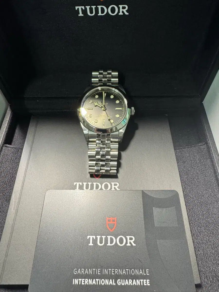 チューダーブラックベイONE 39mm ブラックダイヤル 出品