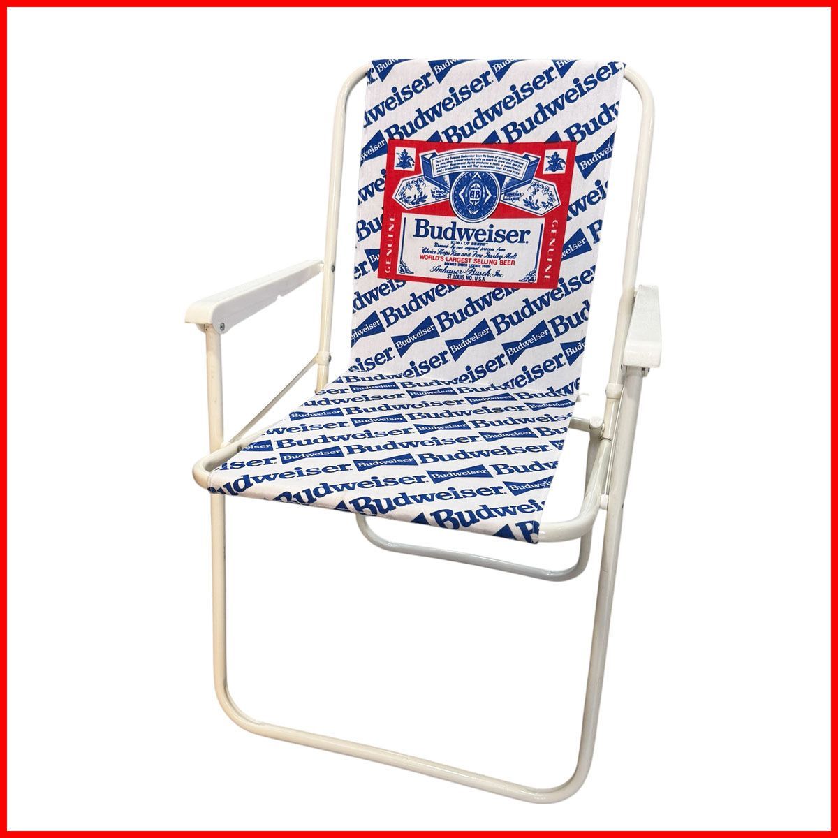 Budweiser○アウトドアチェア○バドワイザー 折りたたみチェア ビーチ