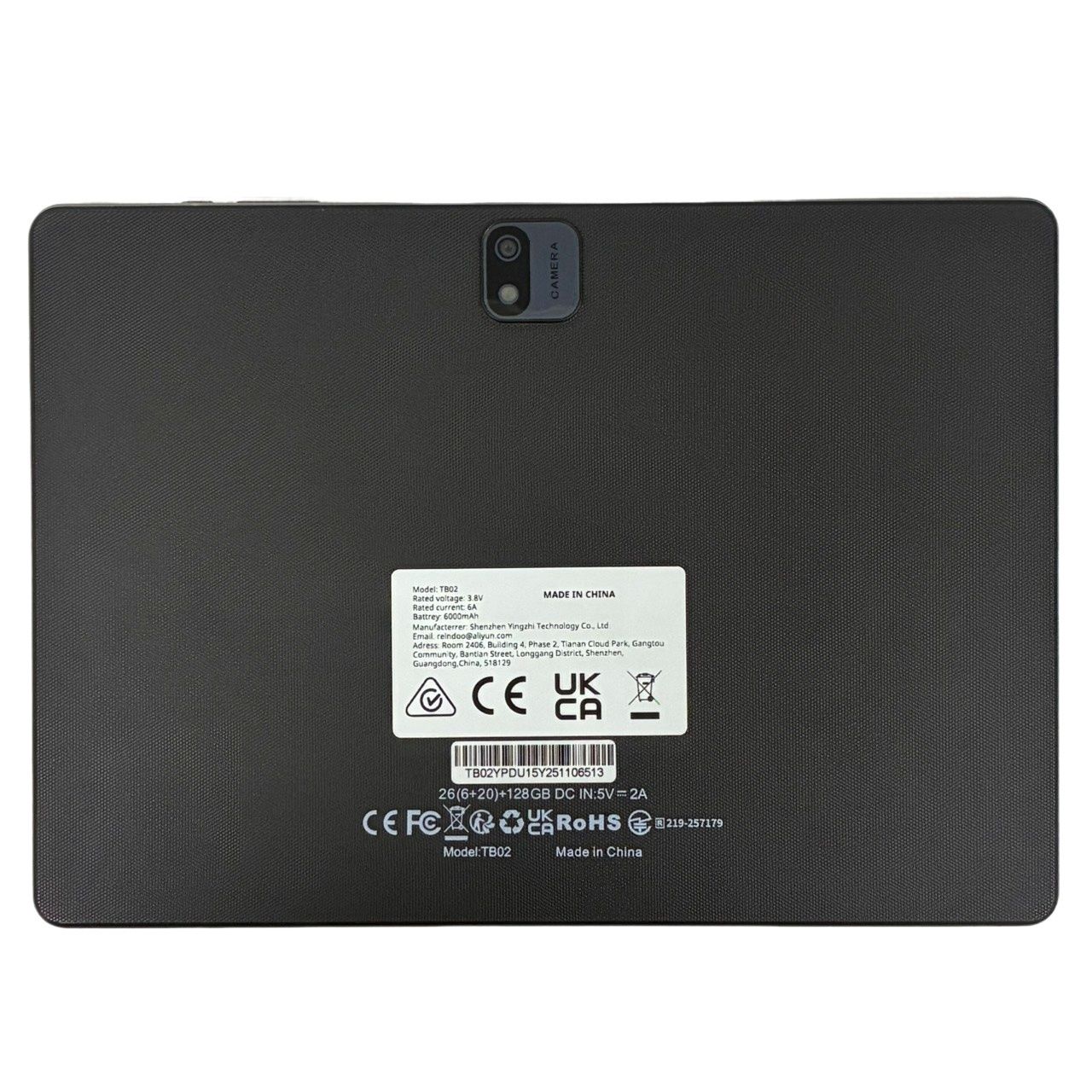 JJGJ Android タブレット Wi-Fiモデル 128GB TB02 ブラック