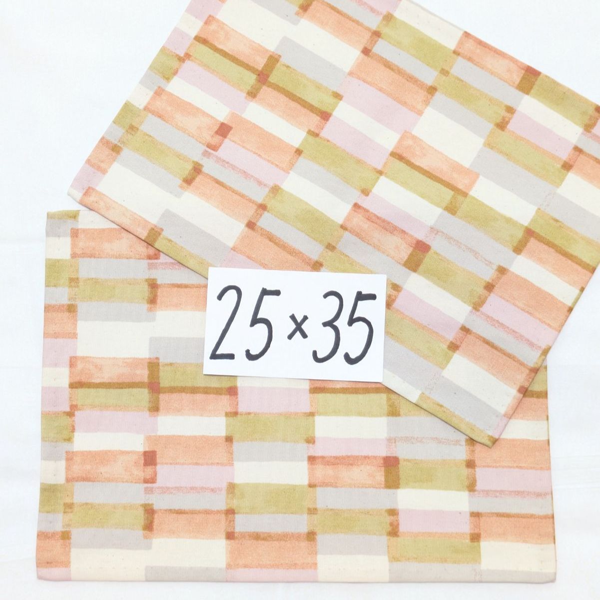 給食 ランチ ナフキン 2枚セット 25×35 ハンドメイド ランチョンマット