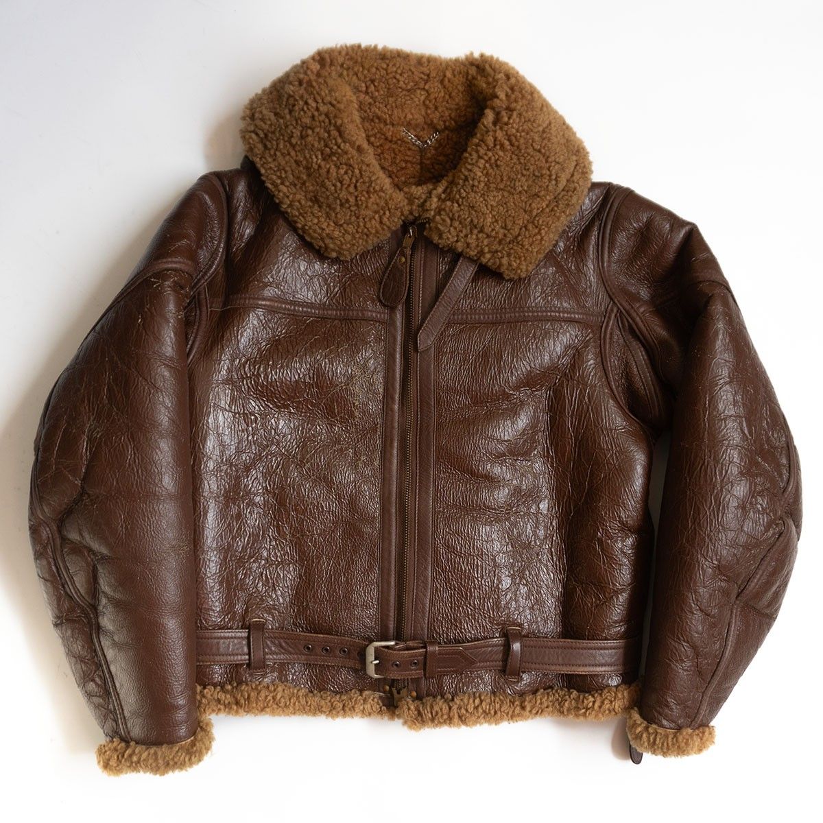 希少/サイズ42】EASTMAN LEATHER CLOTHING【RAF IRVIN ムートン