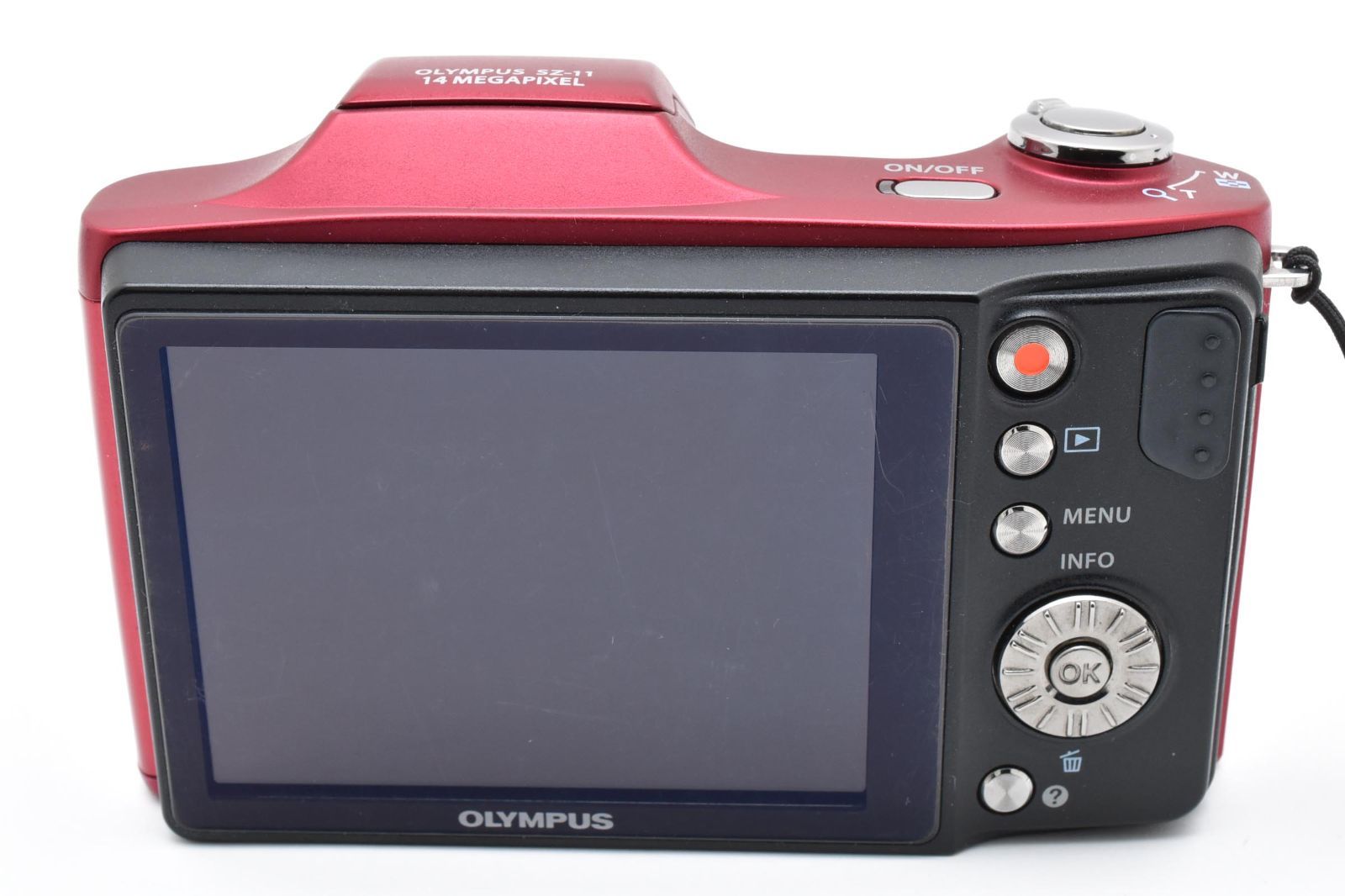□ 美品 □ オリンパス OLYMPUS SZ-11 レッド 《動作確認済・付属品