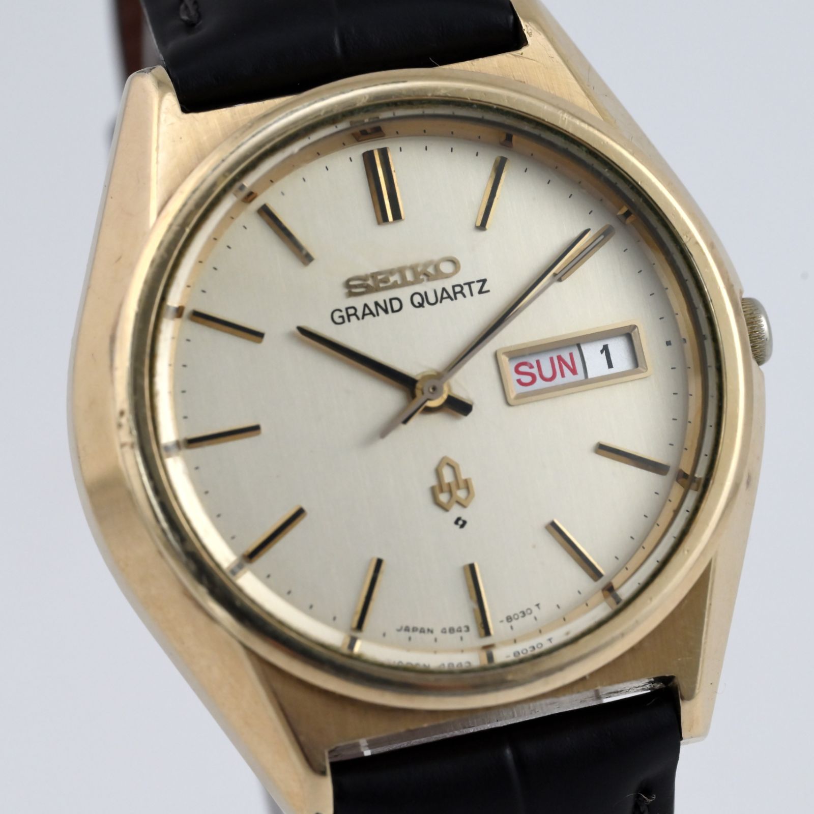 SEIKO セイコー グランドクォーツ Grand Quartz Day/Date Vintage CAP