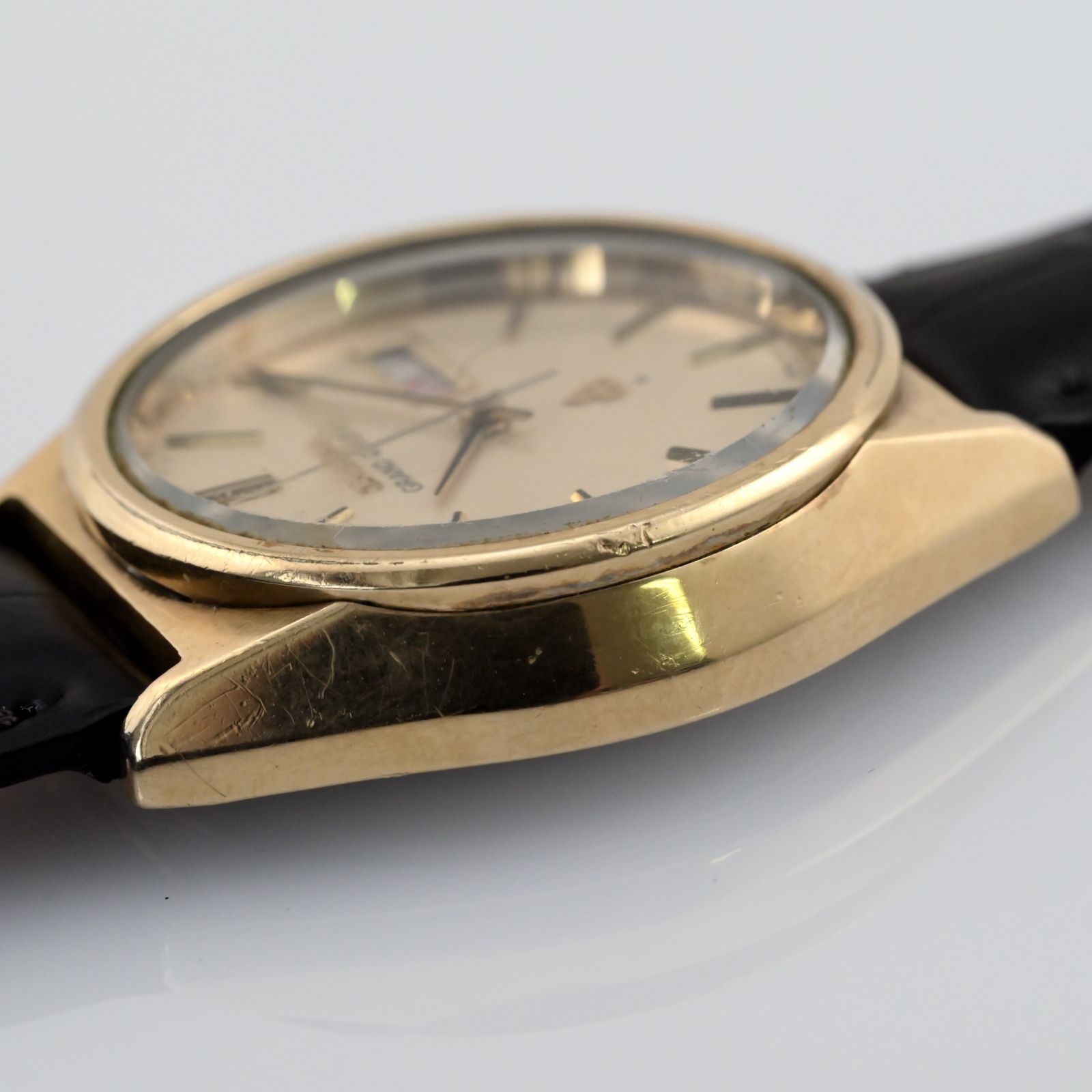 SEIKO セイコー グランドクォーツ Grand Quartz Day/Date Vintage CAP