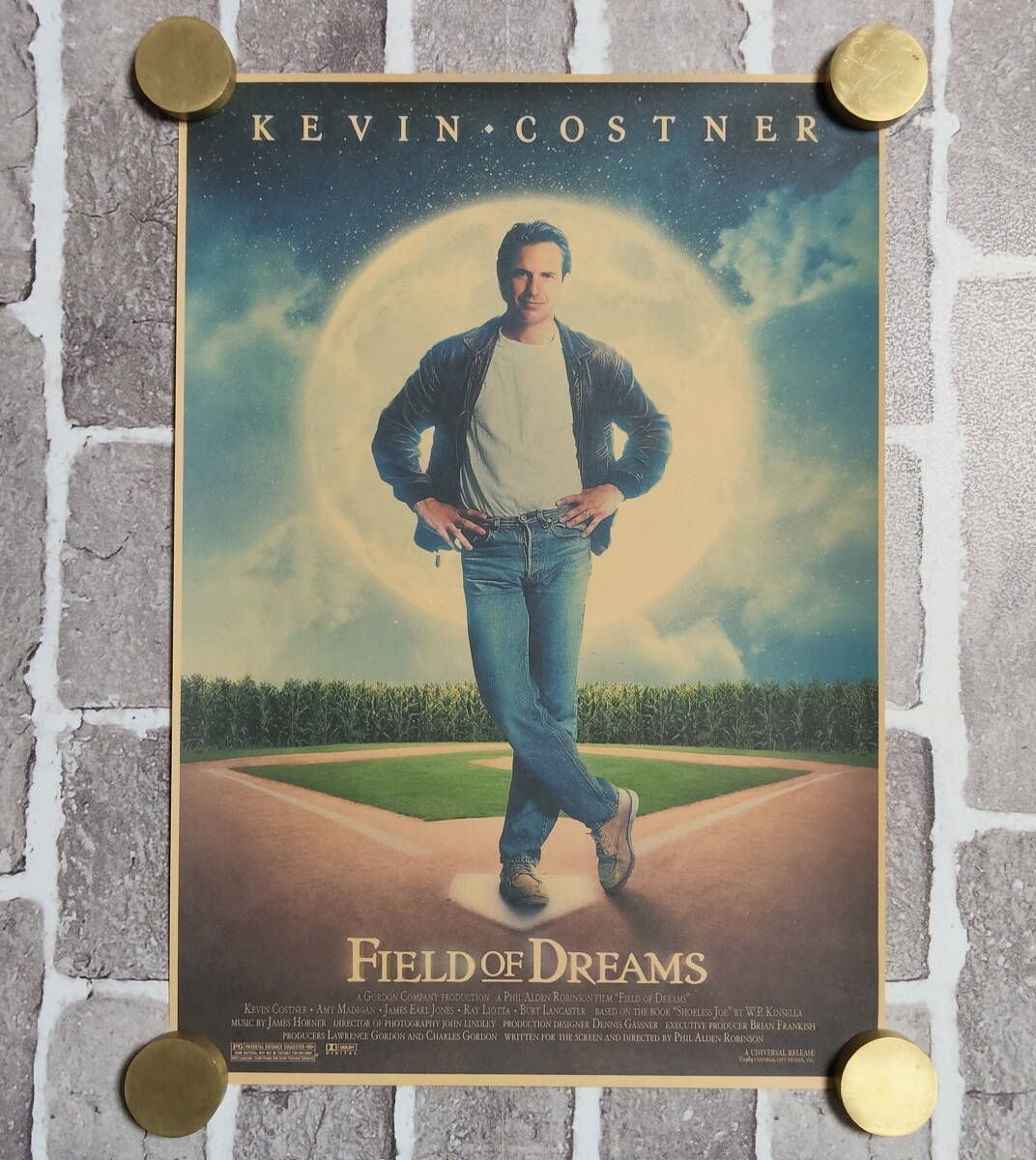 クラフト紙製 映画ポスター フィールド・オブ・ドリームス （ケビン