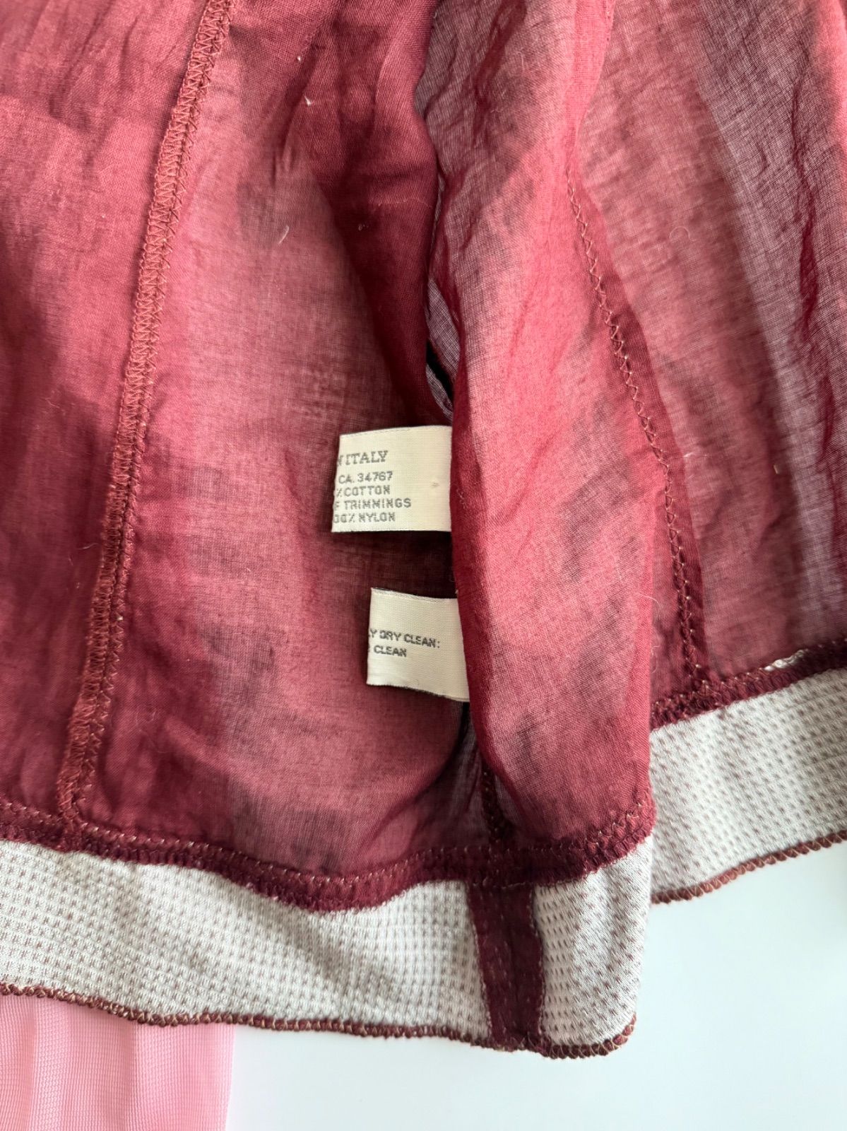 FW1999 MIU MIU LACEL DOCKING SHIRT ミュウミュウ 1999年 archive