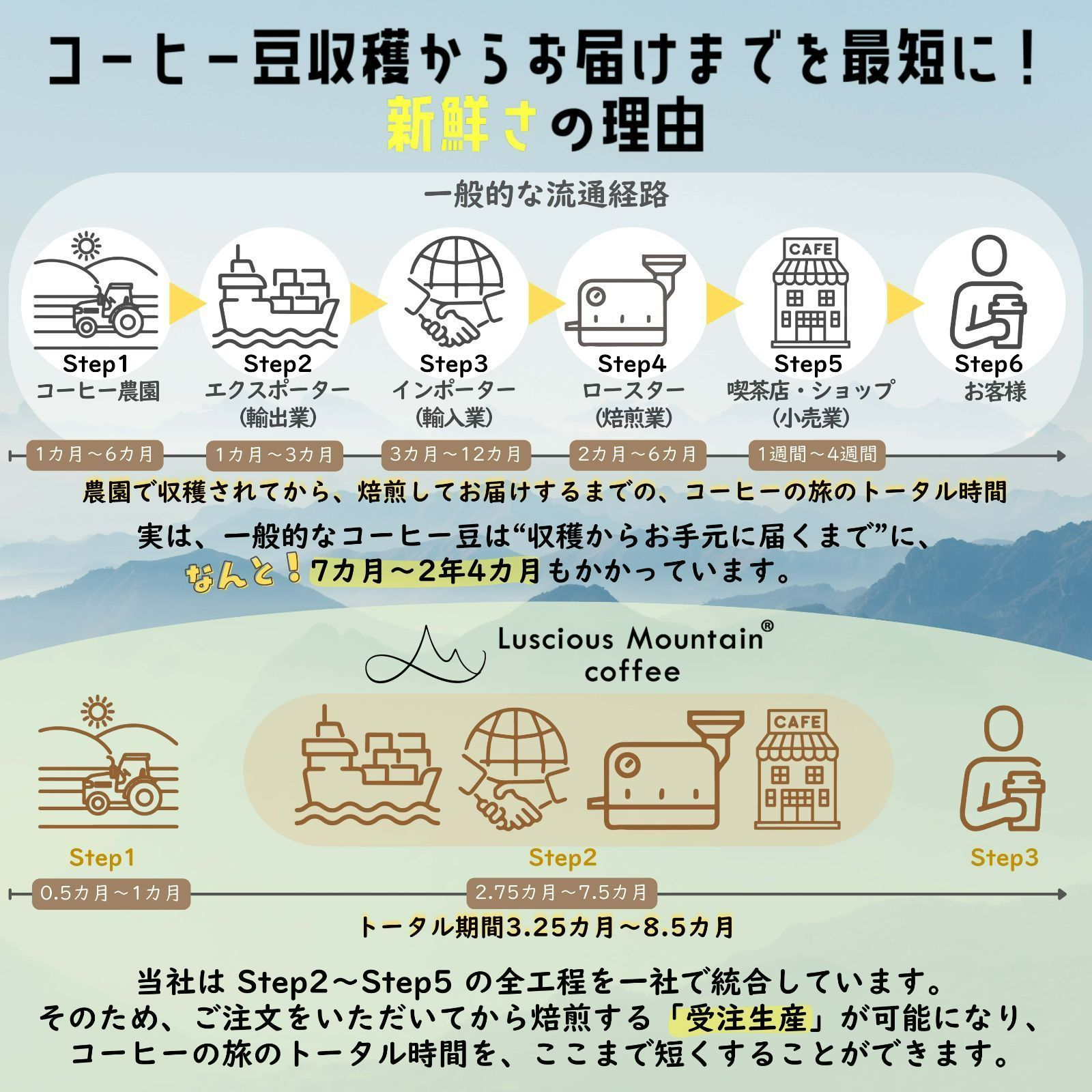 TV紹介農園！「コーヒーカウボーイ」の雲南コーヒー！【 珈琲豆 250g