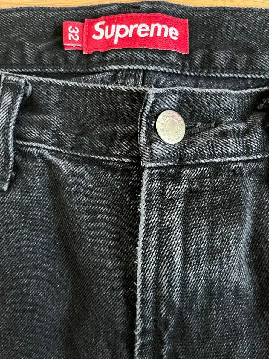 Supreme バギーパンツ ブラックデニム ブラックデニム 32size 25ss